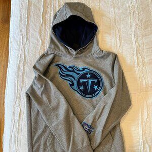 NFL Team authentic Tennessee Titans youth hooded sweatshirt - size M (10-12)